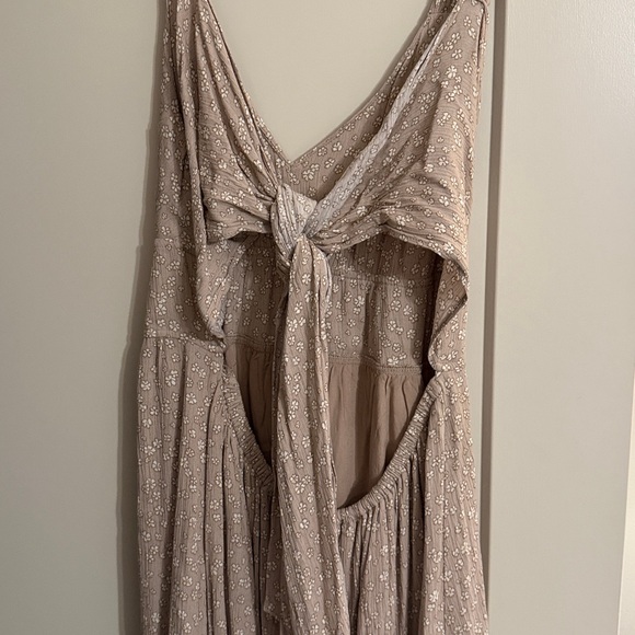 Altar'd State Taupe Textured Dress - Picture 3 of 4